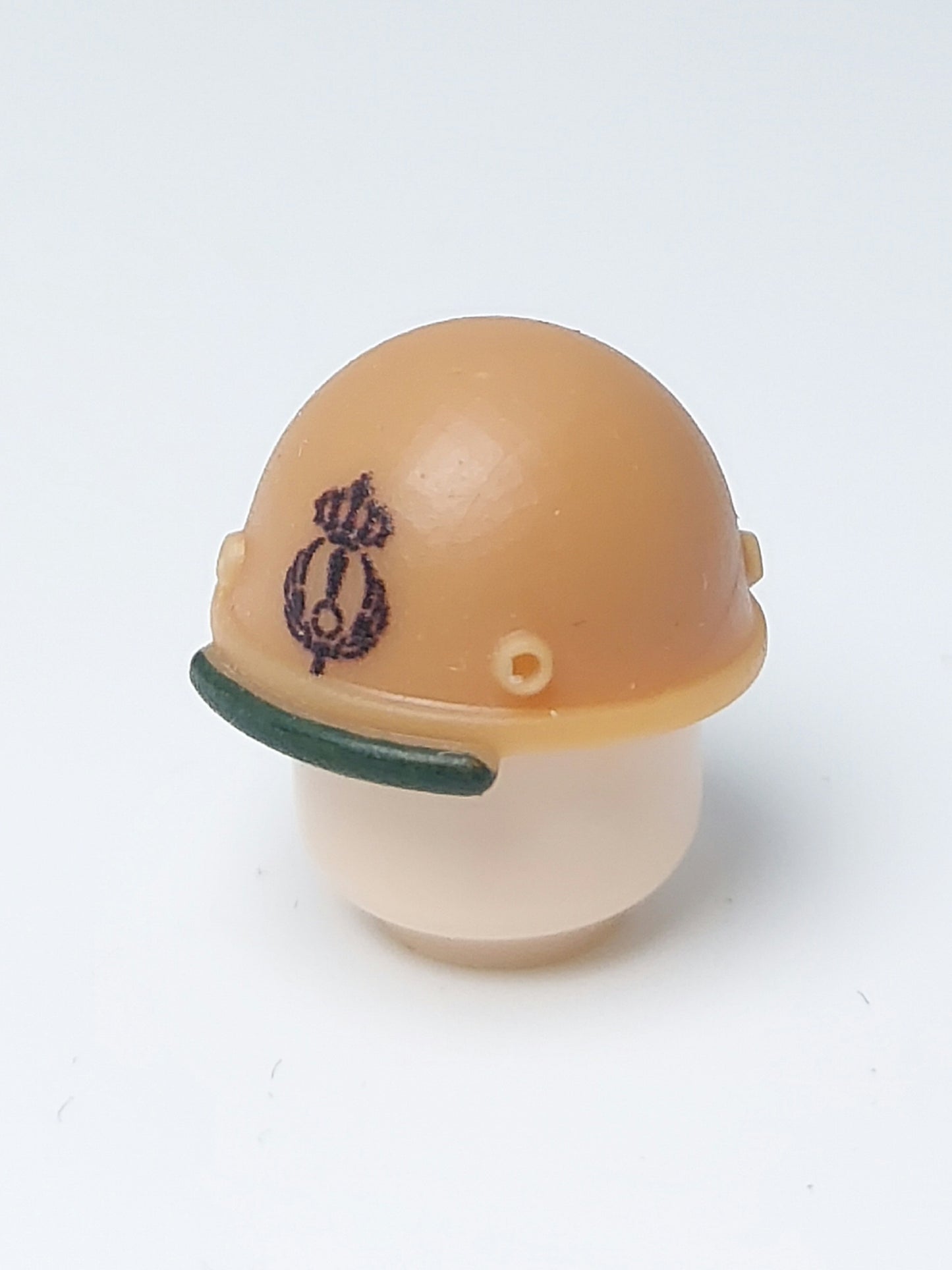 Elmetto Italiano M42 camo Africa - Paracadutista | Accessorio Minifigure in Resina 3D con Fregio UV