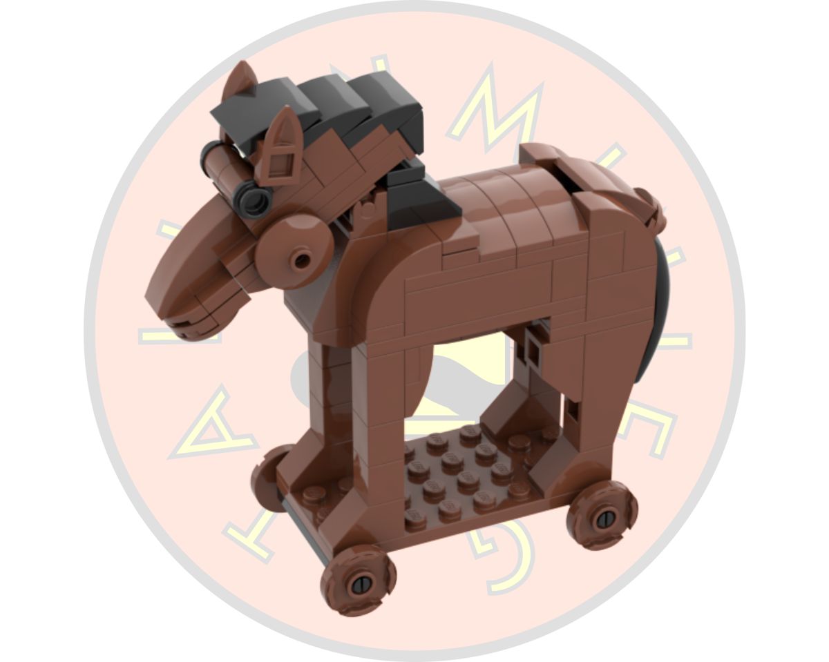 ODYSSEUS – THE ODYSSEY - custom minifigure & Horse Instructions