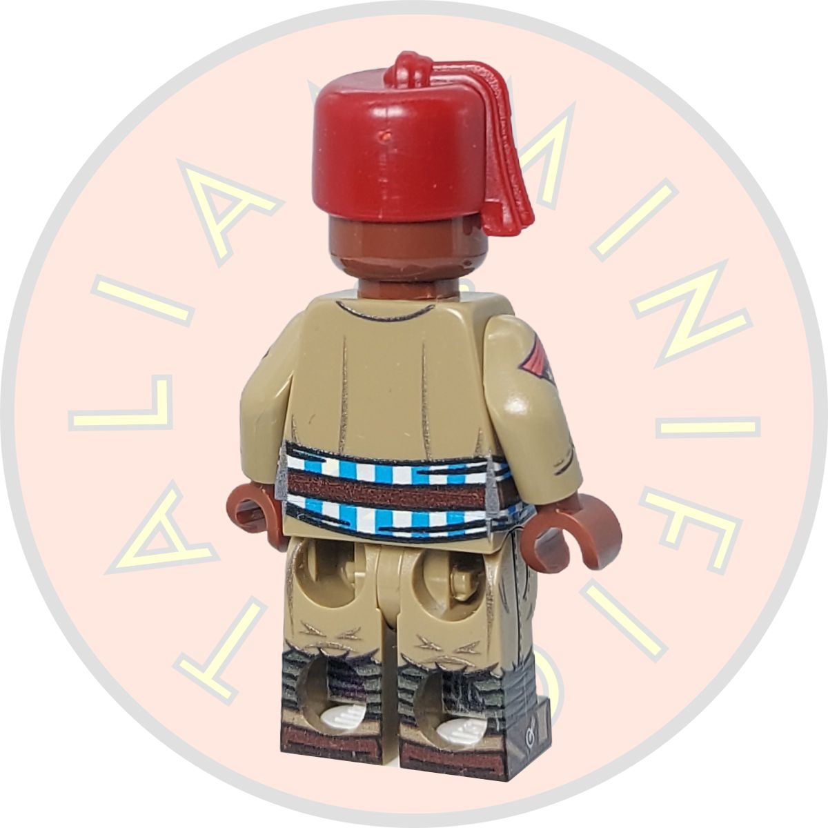 Libyan Air Infantryman WW2 1939–41 | Custom Historical Minifigure for Collectors