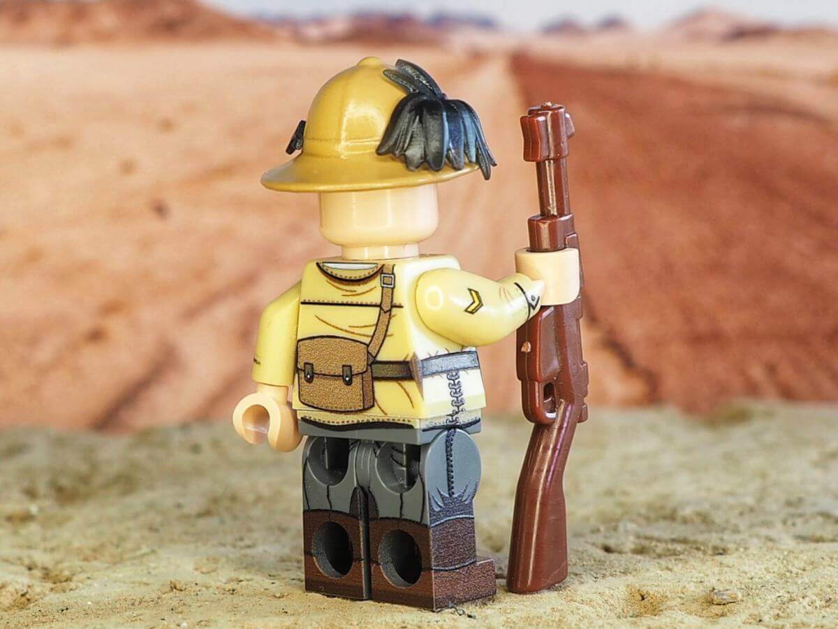 Italian Light Infantry Soldier ww2| Custom Collectible Minifigure