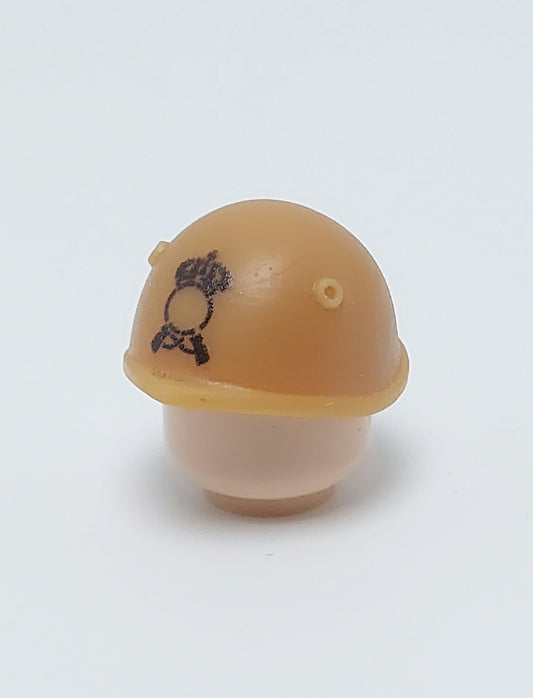 Italian M33 Helmet – Royal Army (East Africa) | UV Printed 3D Resin Minifigure Accessory