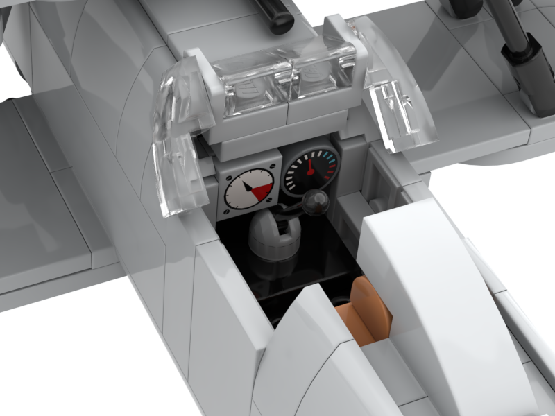 Fiat CR.32 Italian Fighter Biplane - digital building instructions - PDF + Bricklink XML
