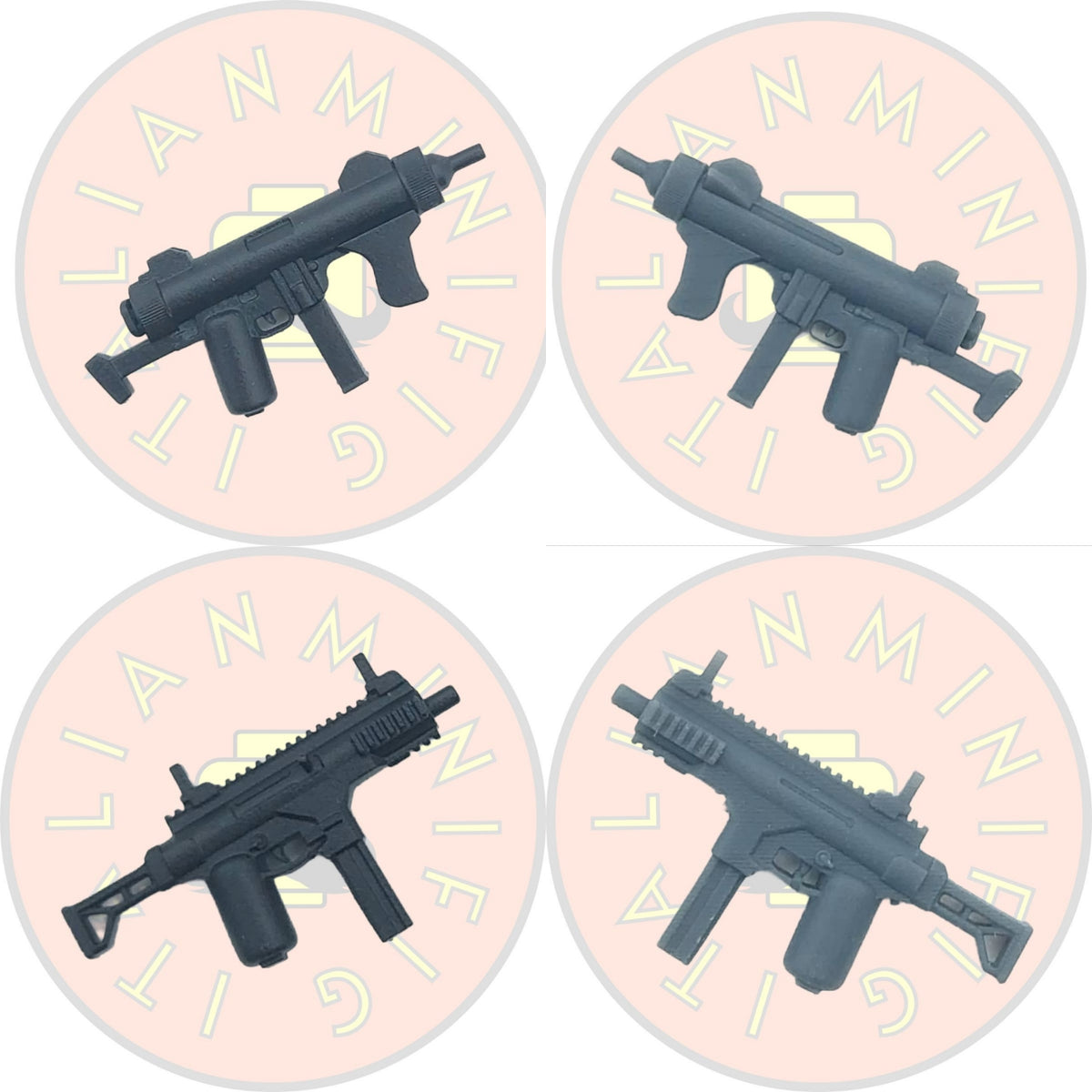 Beretta M12 & PMX – Italian Service Weapons - 3D Resin Minifigure Accessory