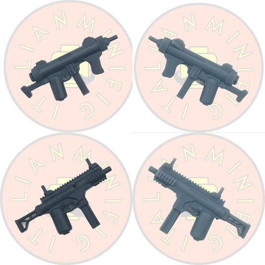 Beretta M12 & PMX – Italian Service Weapons - 3D Resin Minifigure Accessory
