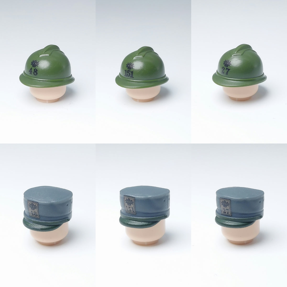 WW1 Italian Infantry Headgear – Limited Series - 3D Resin & ABS Minifigure Accessory