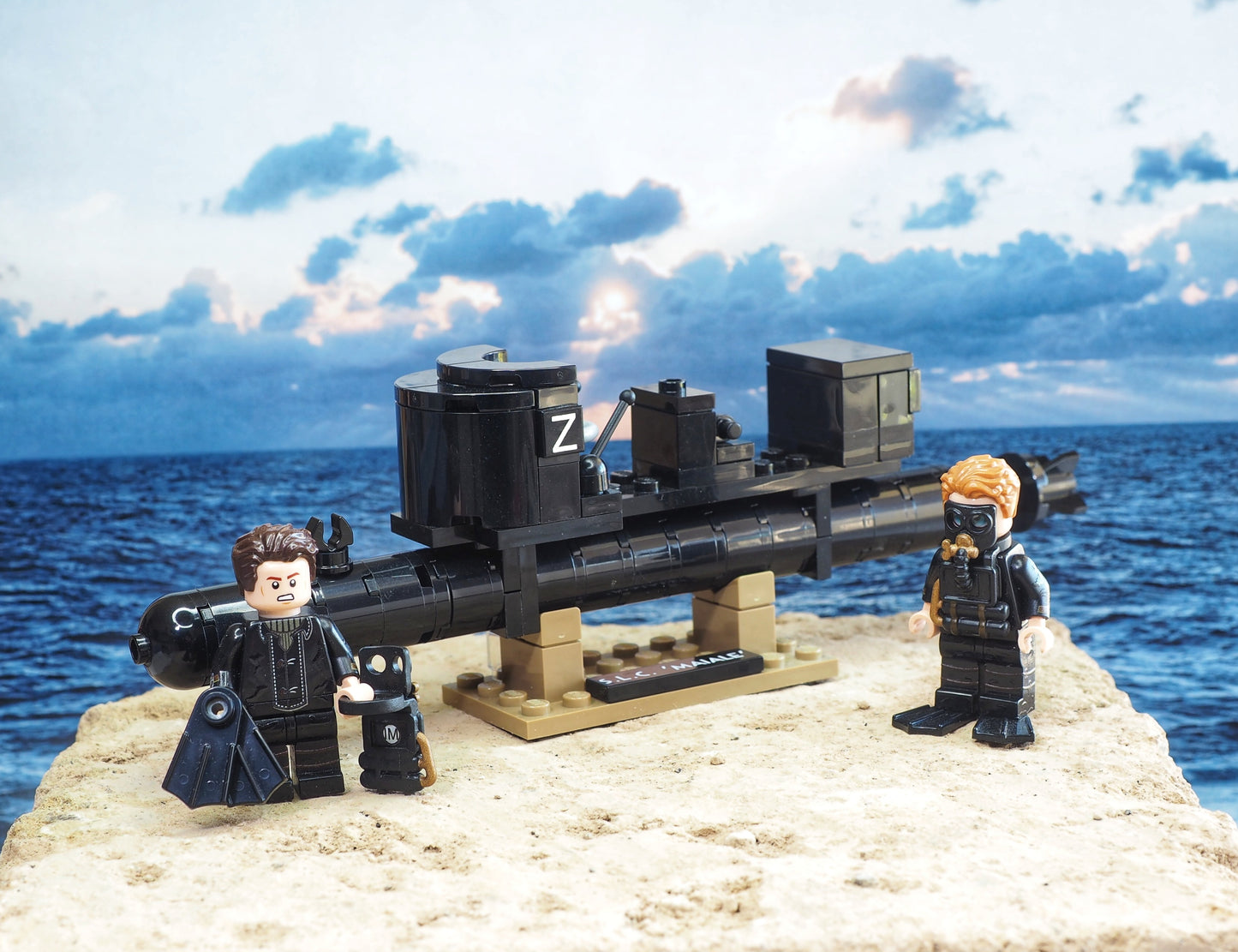SLC “Maiale”  – Italian Human Torpedo - digital building instructions - PDF + Bricklink XML