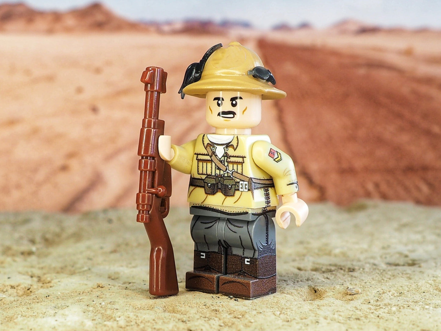 Italian Light Infantry Soldier ww2| Custom Collectible Minifigure