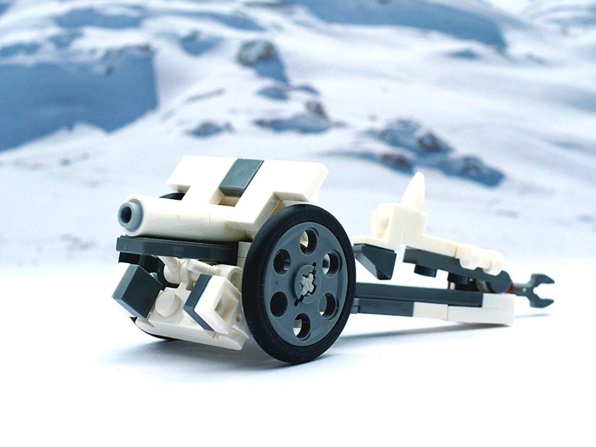 Italian 75/18 Field Gun - digital building instructions - PDF + Bricklink XML