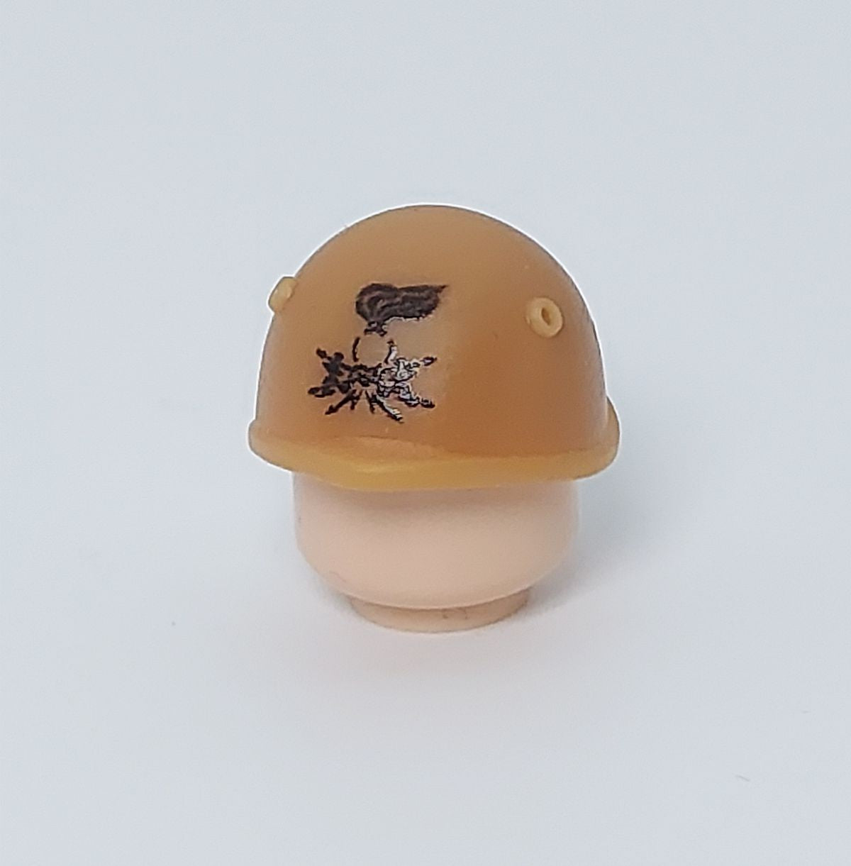 Italian M33 Helmet – Artillery (East Africa) | UV Printed 3D Resin Minifigure Accessory