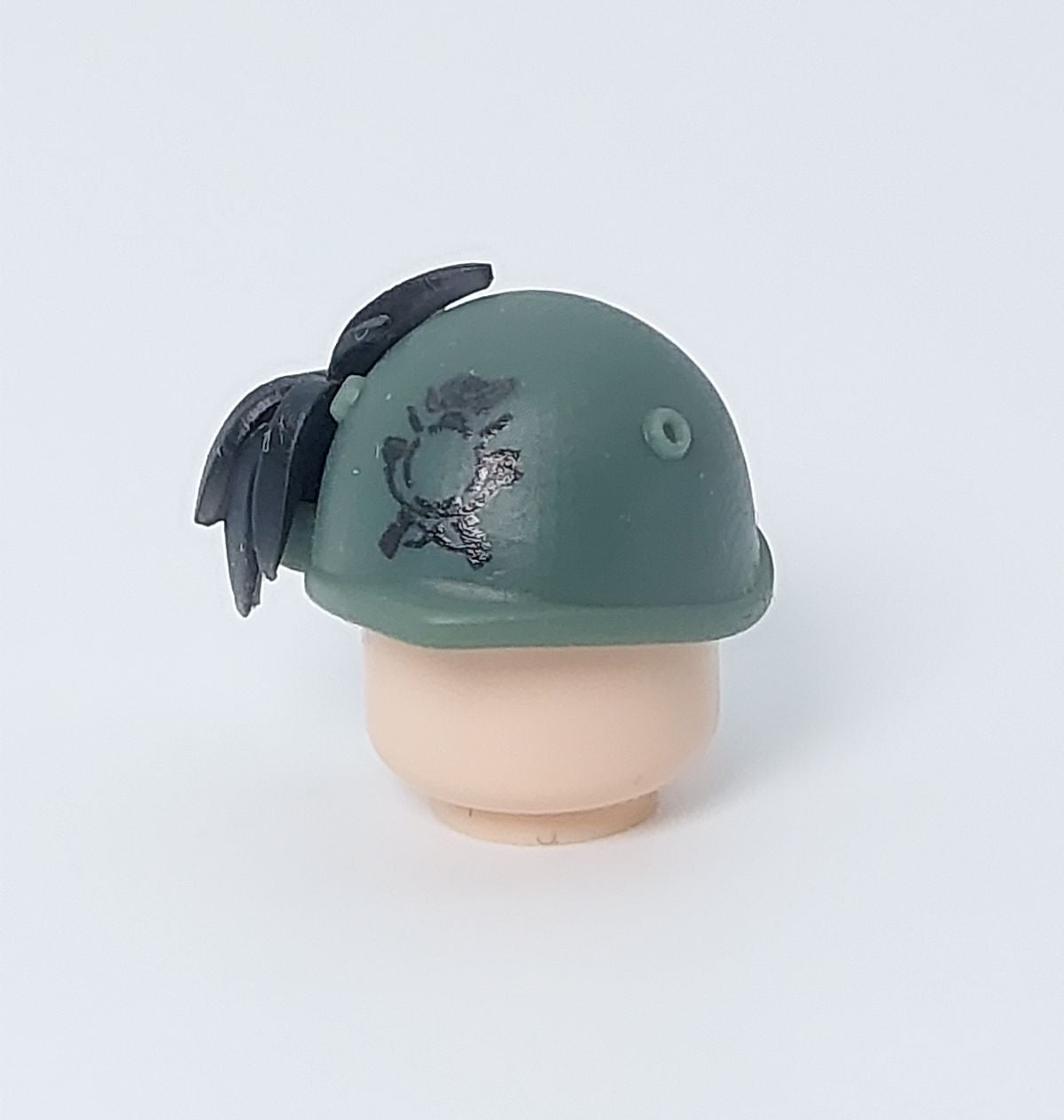 Italian M33 Helmet – Bersaglieri | UV Printed 3D Resin Minifigure Accessory