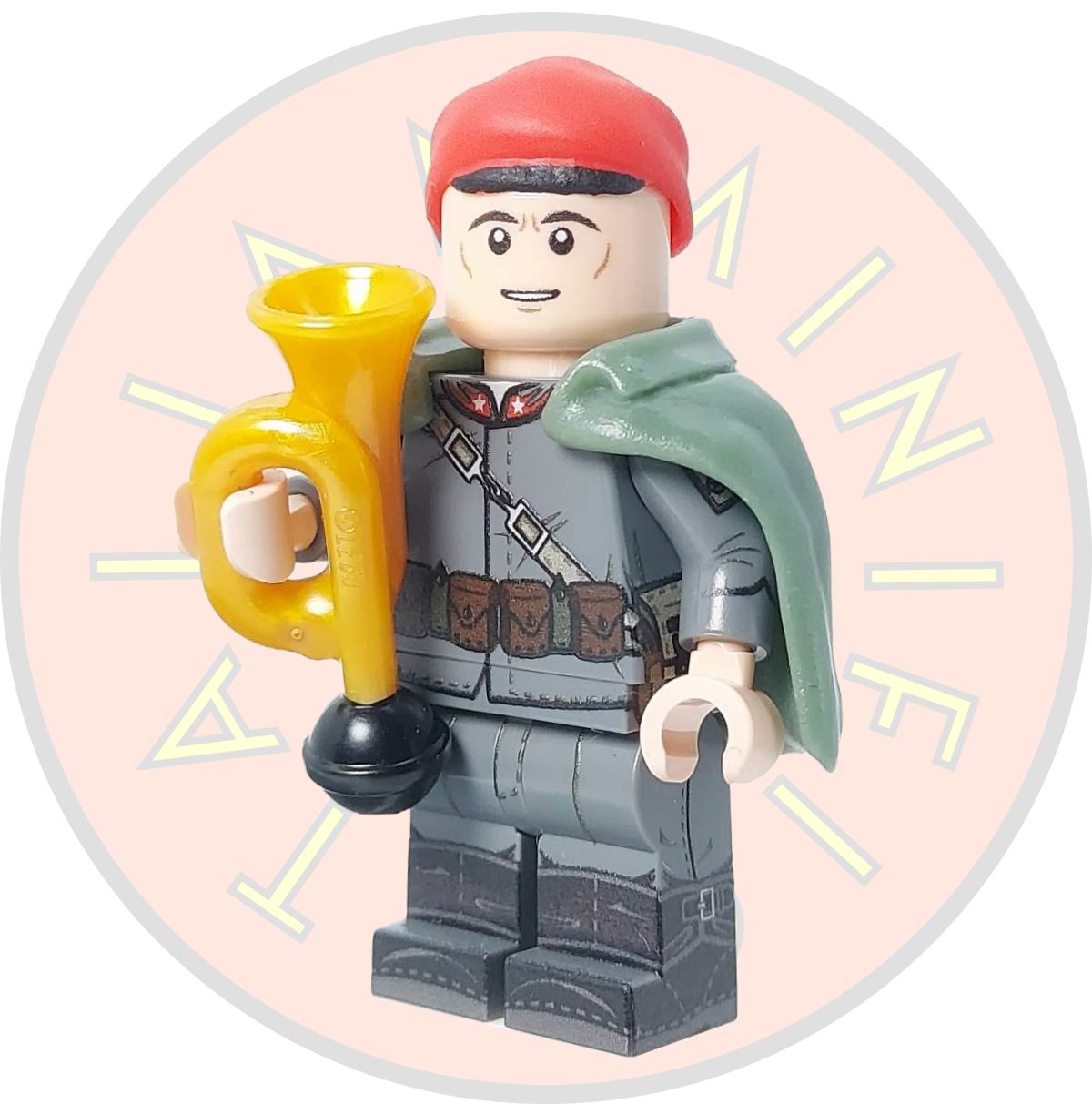 WW1 Italian Bersaglieri Cyclist – Historical Minifigure with or without Cape