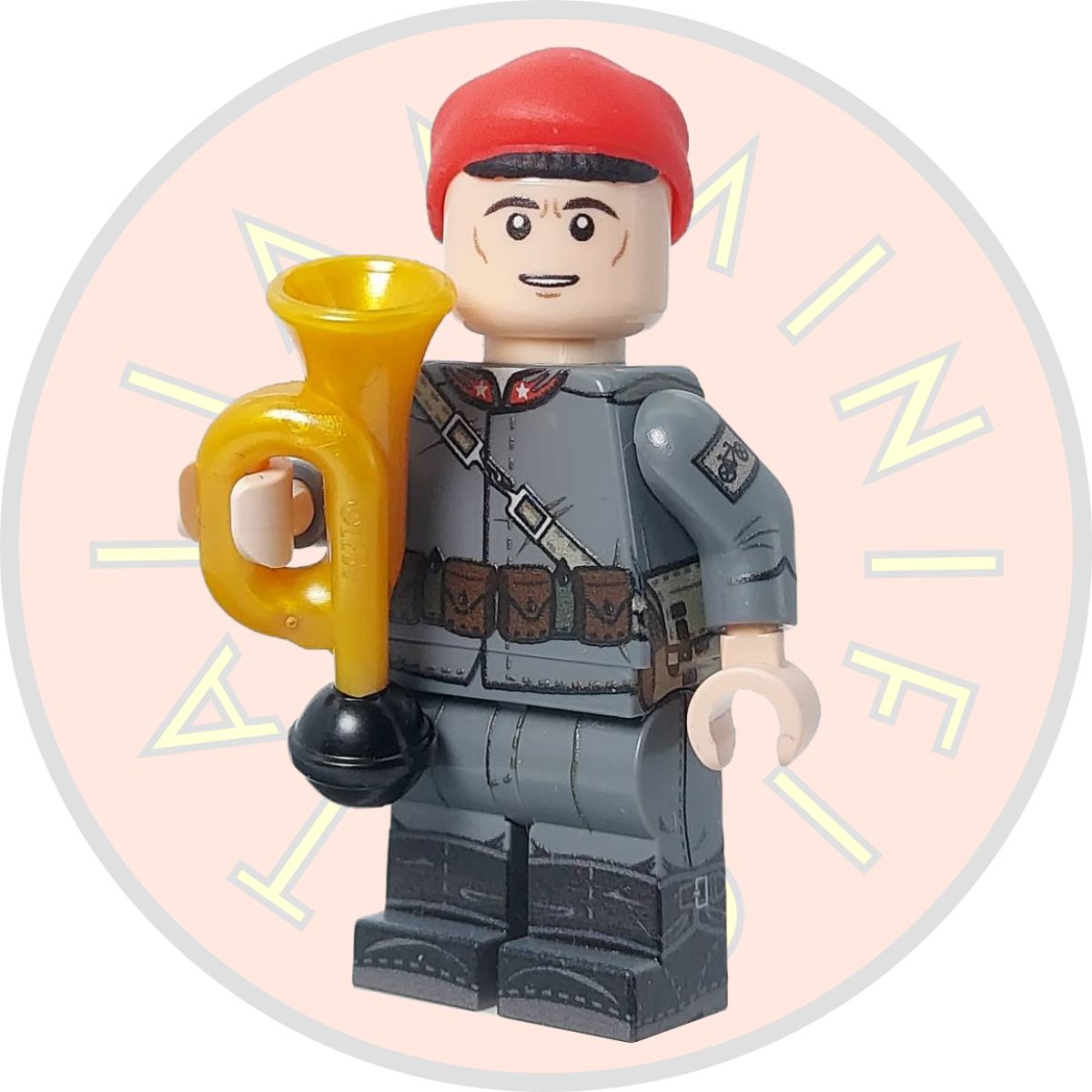 WW1 Italian Bersaglieri Cyclist – Historical Minifigure with or without Cape