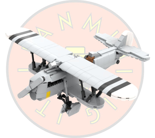 Fiat CR.32 Italian Fighter Biplane - digital building instructions - PDF + Bricklink XML