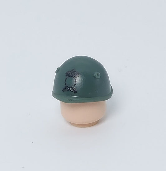 Italian M33 Helmet – Royal Italian Army Infantry | UV Printed 3D Resin Minifigure Accessory