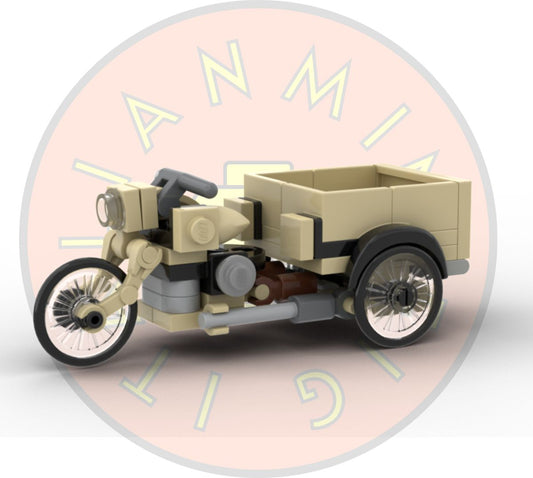 Benelli M36  – Italian Motorcycle - digital building instructions - PDF + Bricklink XML