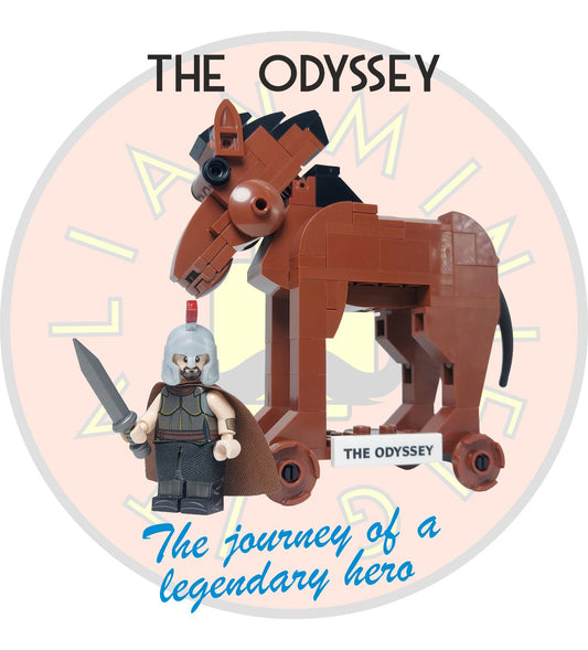 ODYSSEUS – THE ODYSSEY - custom minifigure & Horse Instructions