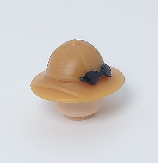 Italian Colonial Pith Helmet – Royal Army Tropical | UV Printed 3D Resin Minifigure Accessory