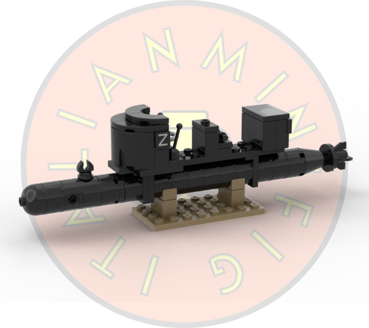SLC “Maiale”  – Italian Human Torpedo - digital building instructions - PDF + Bricklink XML