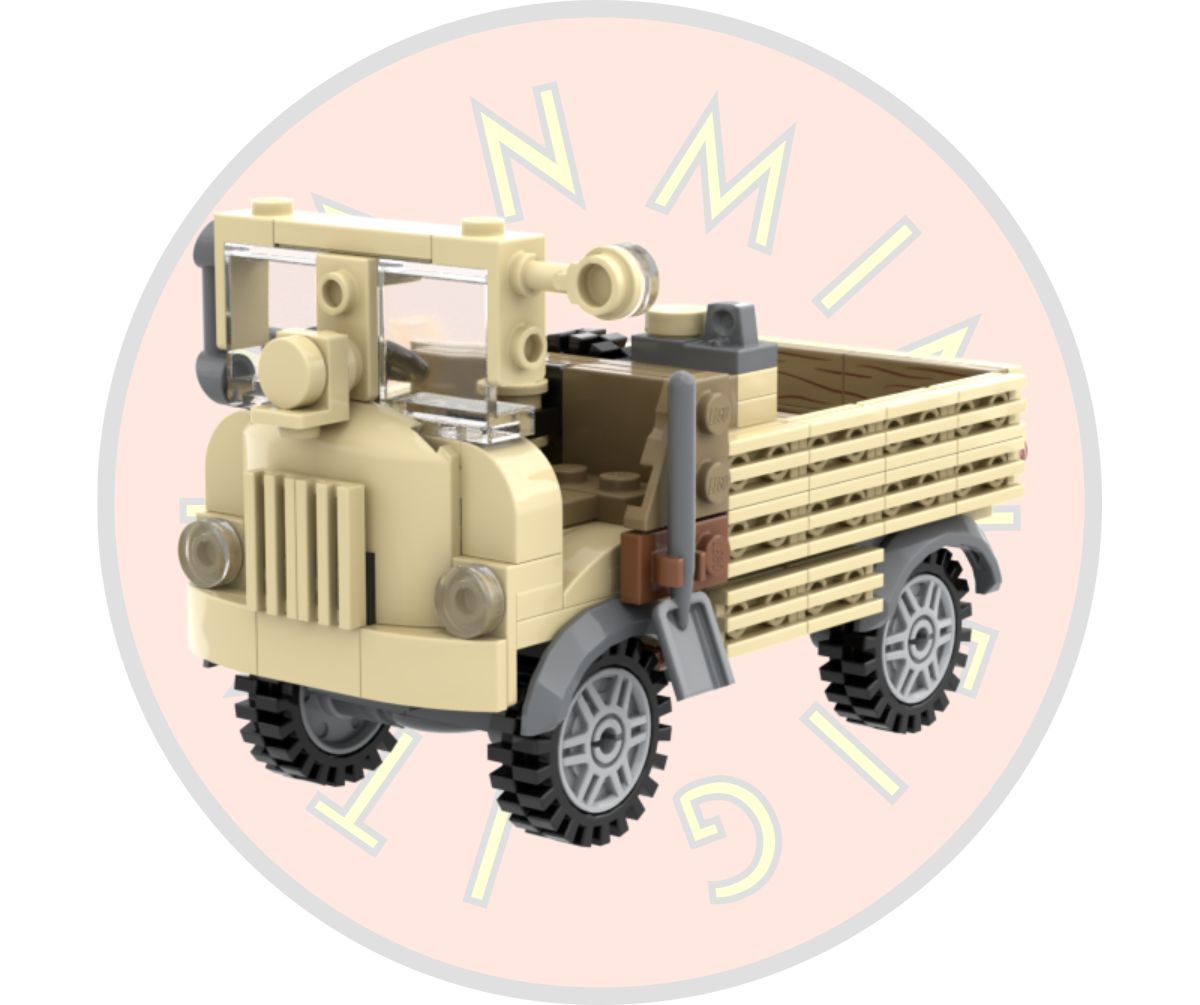 S.P.A. CL.39 | Italian Military Truck - digital building instructions - PDF + Bricklink XML